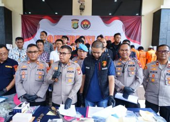 Konferensi Pers Ungkap Kasus Polres Metro Bekasi Dan Jajaran