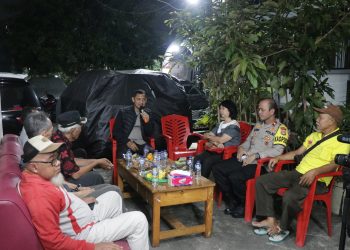 Jurus Jitu Kapolres Metro Tangerang, Ngopi Disisipi Pesan Kamtibmas di Satkamling