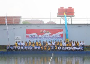 Puspomal Sambut HUT Bhayangkara ke-78 dengan Senam & Mancing bersama