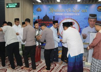 Divisi Humas Polri Gelar Khataman Dalam Rangka HUT Bhayangkara ke-78