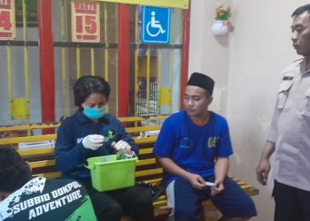 Pengecekan Kesehatan Rutin Tahanan di Rutan Sat Tahti Polres Tangerang Selatan
