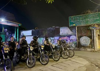 Memastikan Keamanan Malam Akhir Pekan Tim Patroli Perintis Presisi Polres Metro Jakarta Selatan