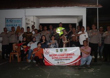 Kapolres dan Wakapolres Metro Bekasi Gelar Ngopi Kamtibmas, Disambut Antusias Warga