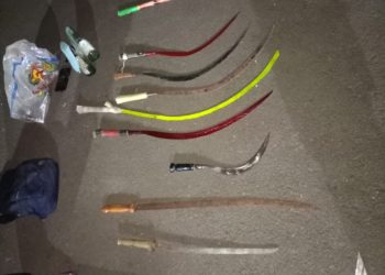 Gagalkan Aksi Tawuran Di Kemanggisan Jakbar, Polisi Amankan 7 Remaja, Senjata Tajam hingga Molotov