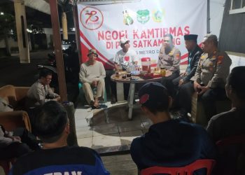 Ngopi Kamtibmas Polsek Bojonggede Bersama Warga Perum Indo Alam Desa Raga Jaya