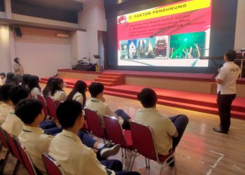 Polsek Kalideres Edukasi Siswa SMK Citra Kasih Tentang Bahaya Narkoba pada Masa MPLS