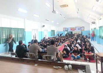 Polsek Pasar Minggu Gelar Penyuluhan Kenakalan Remaja dan Penyalahgunaan Narkoba di SMA Sumbangsih