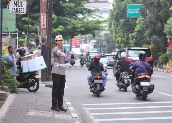 Kasat Lantas Polres Jaksel Pimpin Operasi Patuh Jaya 2024 Jl. Ciputat Raya, Jakarta Selatan
