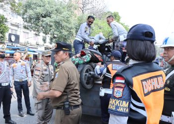 Parkir Liar Di City Park, 32 Kendaraan Terjaring Dalam Operasi Patuh Jaya 2024