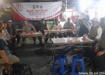 Serap Aspirasi Dan Keluh Kesah Polsek Pesanggrahan Gelar Ngopi Kamtibmas Bersama Warga
