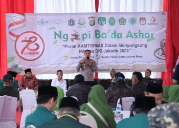 Polres Jakbar Gelar Ngopi Bada Ashar untuk Persiapan Pilkada 2024 Yang Aman dan Kondusif