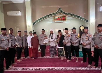 Jum’at Keliling Masjid Jami Al-Musyarrofah Bersama Direktorat Binmas Polda Metro jaya