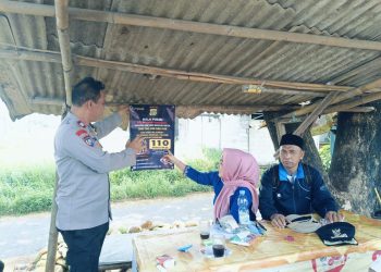 Sosialisasi Pelayanan HALO POLISI Call Center 110″ oleh Unit Binmas Polsek Bantargebang