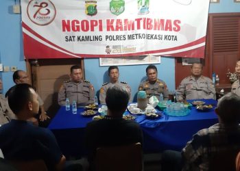 Polsek Bekasi Selatan Gelar Ngopi Kamtibmas, Tindak Lanjuti Aduan Warga