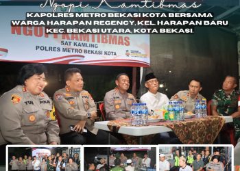 Ngopi Kamtibmas” Kapolres Metro Bekasi Kota : Mempererat Silaturahmi dan Jaga Keamanan Jelang Pilkada di Bekasi Utara