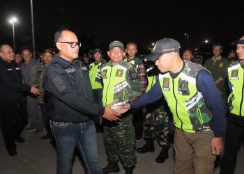 Kolaborasi Pengamanan Antara Berbagai Elemen, Polrestro Jakut Gelar Apel Gabungan KRYD