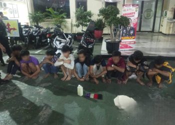 Tindak Tegas Pelaku Tawuran, 9 Remaja yang Bawa Air Keras Diamankan Tim Patroli Perintis Presisi Polres Metro Jaktim