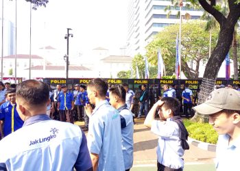 969 Personil Amankan Aksi Unjuk Rasa Dari Forum Komunikasi Eks Mikrolet dan APB DKI Jakarta