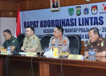 Sukseskan Pilkada 2024, Polres Jakbar Bersama Forkopimko Gelar Rakor Ops Mantap Prata Jaya 2024