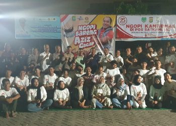 Ngopi Kamtibmas Bareng Aziz Gagap di Kelurahan Sudimara Jaya Ciledug Kota Tangerang