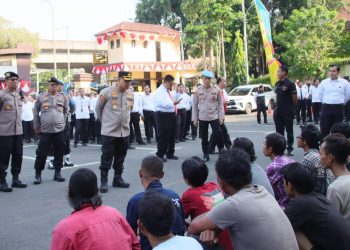 Meresahkan, 28 Preman ‘Diangkut’ Polres Jakut