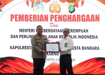Polresta Bandara Soetta Sabet Penghargaan dari Kementerian Pemberdayaan Perempuan dan Perlindungan Anak RI