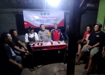 Ngopi Kamtibmas Polsek Ciracas bersama 3 Pilar dalam rangka menjaga harkamtibmas