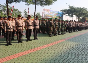 Apel Gelar Pasukan Operasi Mantap Praja Jaya Tahun – 2024” Wujud Kesiapan Polres Tangsel Amankan Pilkada Serentak 2024