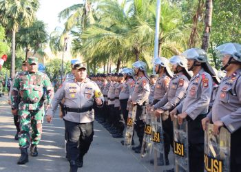 Polres Kepulauan Seribu Gelar Apel Pasukan Operasi Mantap Praja 2024, Kapolres: Tanda Kesiapan Pengamanan Pemilu