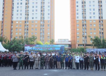 Polres Jakut dan Forkopimko Gelar Simulasi Sispamkota Pengamanan Pilkada