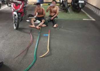 Kembali 5 (Lima) Remaja Diamankan Tim TP3 Polres Metro Jakarta Timur bawa sajam