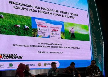 Satgassus Pencegahan Korupsi Polri ingatkan Distributor Pupuk Subsidi untuk memastikan stok dan tidak melakukan penyelewengan