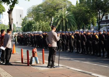 Polri Siapkan 1.676 Personil, Amankan Obyek Vital di Wilayah Jakarta Pusat