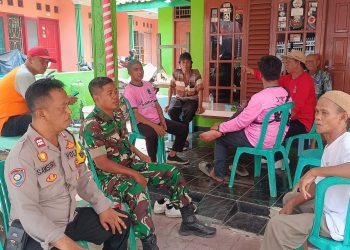 Jalin Sinergitas, TNI-Polri dan Tokoh Masyarakat di Kalibaru Bahas Keamanan Lingkungan