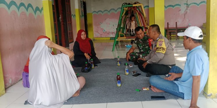 Sinergitas Bhabinkamtibmas dan Bhabinsa Pondok Jaya