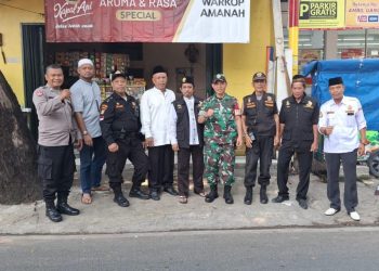 Sambangi Pokdarkamtibmas, Bhabinkamtibmas Bersama Unsur 3 Pilar Sampaikan Pesan Pilkada Damai