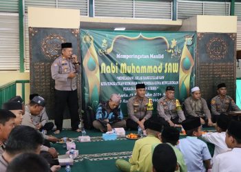 Polres Kepulauan Seribu Gelar Peringatan Maulid Nabi Muhammad SAW 1446 H di Masjid Baitul Jannah