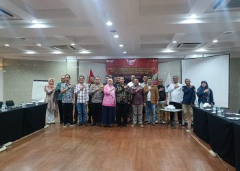 Polres Metro Depok Hadiri Rapat Koordinasi Persiapan Pengundian Nomor Urut dan Deklarasi Kampanye Damai