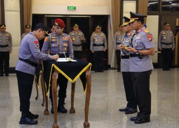 Kapolri Pimpin Pelantikan Sejumlah Kapolda dan Pengukuhan 2 Jabatan Baru di Polri