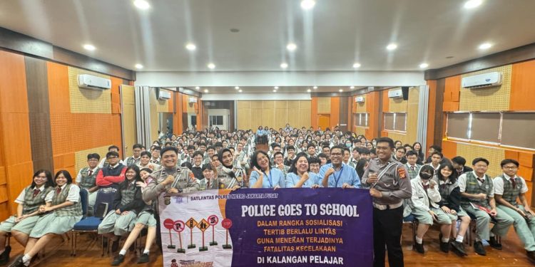 Police Go To School Satlantas Jakarta Pusat