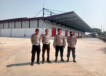 Pengamanan Gudang Logistik KPU Kabupaten Bekasi