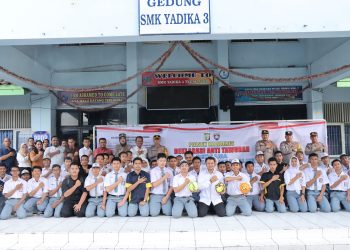 Kapolsek Kalideres Pimpin Deklarasi Anti Tawuran, Pelajar SMK Yadika 3 Serukan Perdamaian