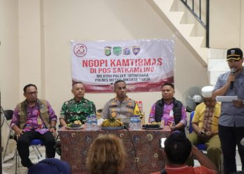 Kapolres Metro Jaktim ngopi Kamtibmas bersama warga di Jatinegara