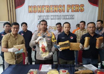 Polres Metro Bekasi Ungkap Kasus Narkotika Senilai Rp 4,7 miliar