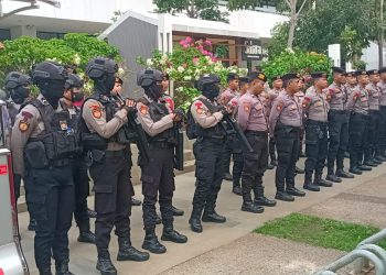 Wakapolsek Metro Menteng Pimpin Apel Antisipasi Unjuk Rasa Di Perempatan Sarinah