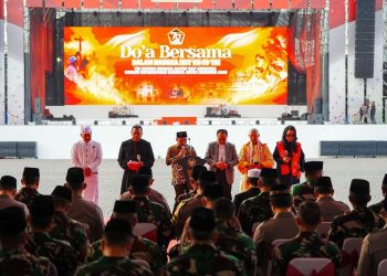 Kapolri Hadiri Doa Bersama Lintas Agama Perayaan HUT ke-79 TNI