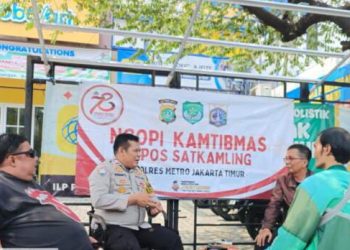 Ngopi Kamtibmas, Sinergi Polsek Pulogadung dengan Komunitas Ojek Online untuk Keamanan Bersama jelang Pilkada 2024