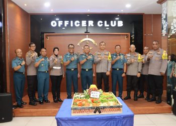 Kapolres Pelabuhan Tanjung Priok berikan ucapan Dirgahayu TNI ke 79