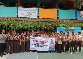 Demi menjaga ketertiban dan keamanan masyarakat Polsek Pasar Rebo pasang spanduk himbauan Kamtibmas