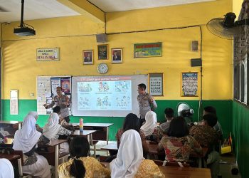 Satbinmas Polres Pelabuhan Tj Priok Lakukan Imbauan di Sekolah Cegah Dini Tawuran